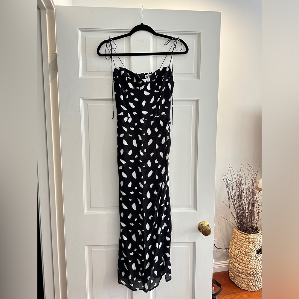 Reformation Dress Kourtney Dress in Splotch (Size 4)